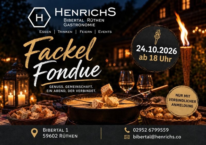 Flyer Fackelfondue