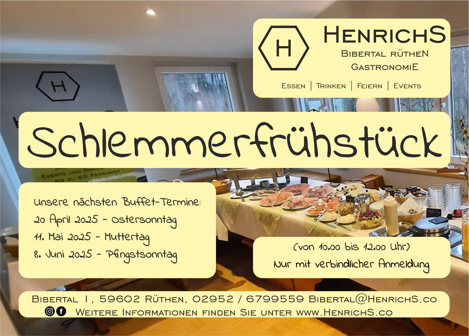 Flyer Schlemmerfrühstück