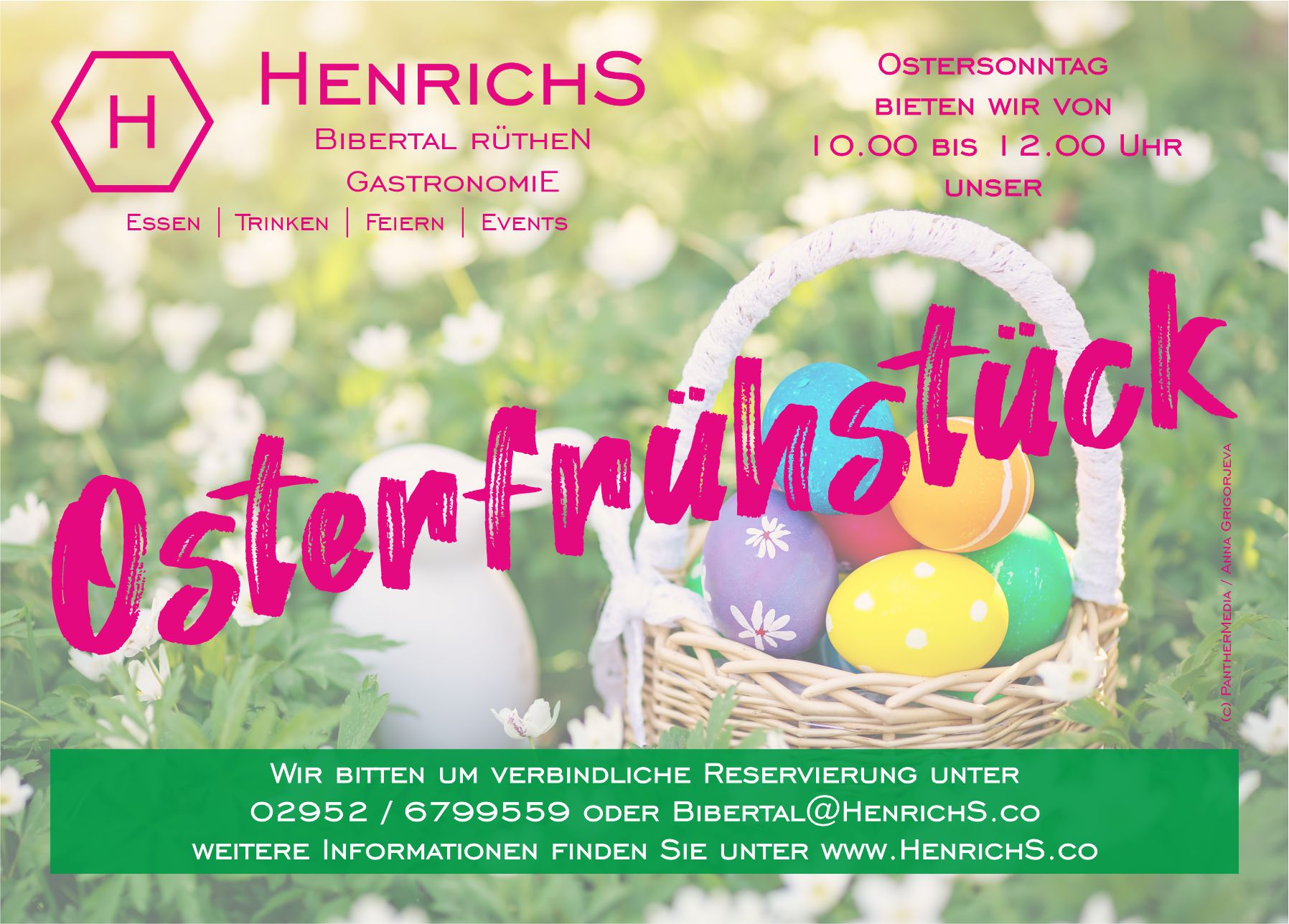 Flyer Osterfrühstück